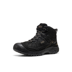 Men's Targhee IV Wide Waterproof Hiking Boot Triple Black / Keen / Men's|Women's