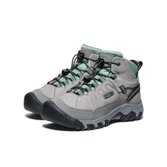 Big Kids' Targhee IV Waterproof Hiking Boot Alloy/Granite Green / Keen / Men's|Women's|Kids'