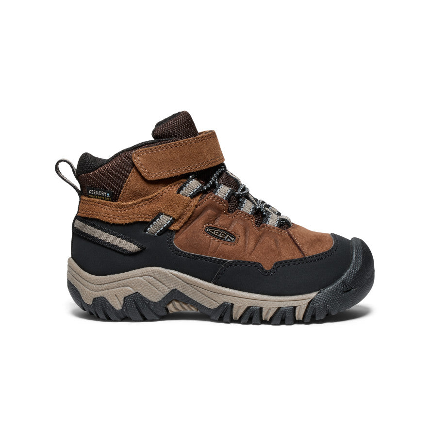 Little Kids' Targhee IV Waterproof Hiking Boot Bison/Brindle / Keen / Men's|Women's|Kids'