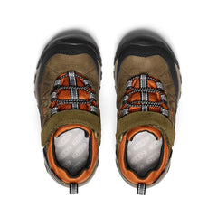Little Kids' Targhee IV Waterproof Hiking Shoe Dark Olive/Gold Flame / Keen / Men's|Women's|Kids'