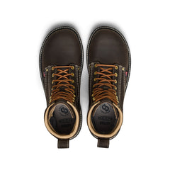 Men's Liberty 8" Waterproof 90° Heel Boot (Carbon Toe) Coffee Bean/Black / Keen / Men's