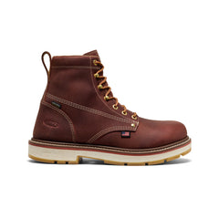Men's Liberty 6" Waterproof 90° Heel Boot (Carbon Toe) Bombay Brown/Gum / Keen / Men's