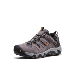 Men's Headout Waterproof Hiking Shoe Steel Grey/Orange Pepper / Keen / Men's