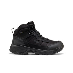 Men's Skokie Waterproof Work Boot (Soft Toe) Black/Black / Keen / Men's