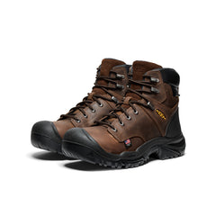 Men's Mt Vernon II 6" Waterproof Boot (Steel Toe) Dark Earth/Black / Keen / Men's