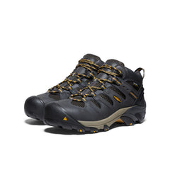 Men's Lansing Mid Waterproof (Steel Toe) Raven/Tawny Olive / Keen / Men's