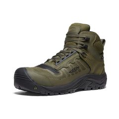 Men's Reno Mid Waterproof (Carbon Toe) Dark Olive/Black / Keen / Men's