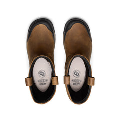 Men's Evanston Pull-On Waterproof Boot (Soft Toe) Bison/Black / Keen / Men's
