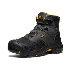 Men's Logandale Waterproof Boot (Steel Toe) Raven/Black / Keen / Men's