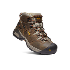 Men's Detroit XT Waterproof Boot (Soft Toe) Black Olive/Leather Brown / Keen / Men's