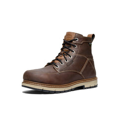 Men's San Jose 6" Waterproof 90° Heel Boot (Aluminum Toe) Bison/Black / Keen / Men's