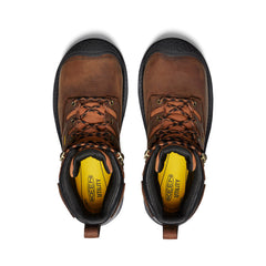 Men's Camden 6" Waterproof Boot INT MET (Carbon Toe) Leather Brown/Black / Keen / Men's