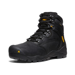 Men's Louisville 6" Waterproof Boot (Steel Toe) Black / Keen / Men's