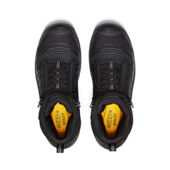 Men's Reno Waterproof Mid (Soft Toe) Black/Black / Keen / Men's