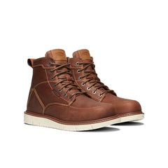 Men's San Jose 6" Boot (Soft Toe) Gingerbread/Off White / Keen / Men's
