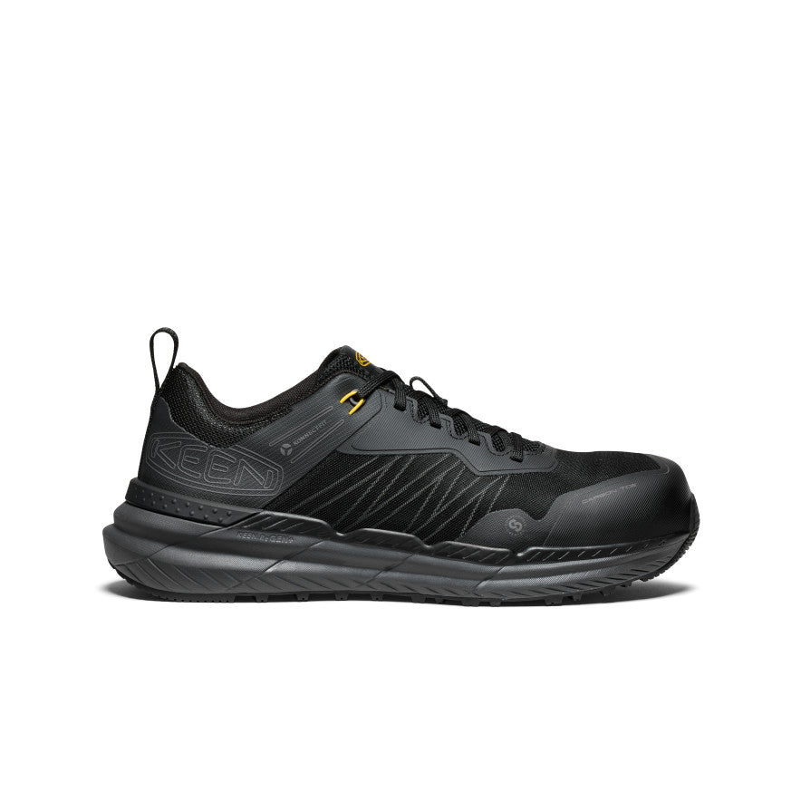 Men's Speedworks Work Sneaker (Carbon Toe) Black/Steel Grey / Keen / Men's