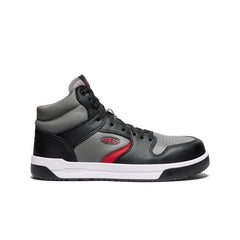 Men's Overton Mid Work Shoe (Carbon Toe) Steel Grey/Black / Keen / Men's
