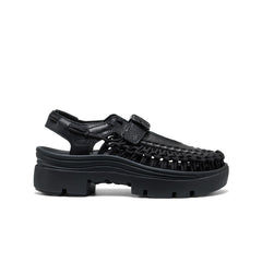 All Gender UNEEK PLT Mary Jane Sneaker Black Smooth Lea / Keen / Men's|Women's