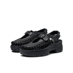 All Gender UNEEK PLT Mary Jane Sneaker Black Smooth Lea / Keen / Men's|Women's
