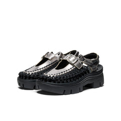 All Gender UNEEK PLT Mary Jane Sneaker Silver/Black / Keen / Men's|Women's
