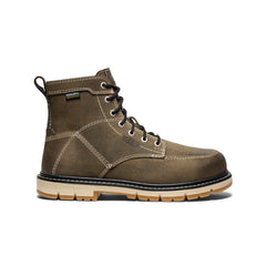 Women's San Jose 6" Waterproof 90° Heel Boot (Aluminum Toe) Steel Grey/Gum / Keen / Women's