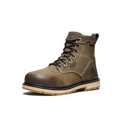 Women's San Jose 6" Waterproof 90° Heel Boot (Aluminum Toe) Steel Grey/Gum / Keen / Women's