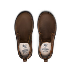 Women's San Jose Chelsea 90° Heel Boot (Aluminum Toe) Cascade Brown/Black / Keen / Women's