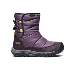 Big Kids' Puffrider Waterproof Winter Boot Black Plum/Daiquiri Green / Keen / Kids'