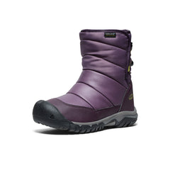 Big Kids' Puffrider Waterproof Winter Boot Black Plum/Daiquiri Green / Keen / Kids'