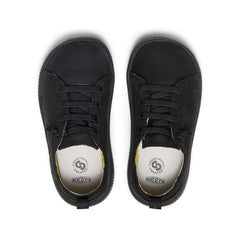 Little Kids' KNX Leather Sneaker Triple Black / Keen / Kids'