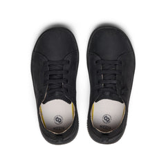 Big Kids' KNX Leather Sneaker Triple Black / Keen / Kids'