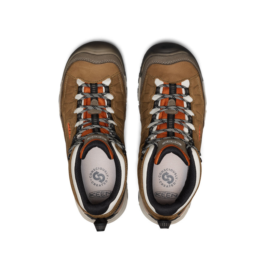 Men's Targhee IV Waterproof Hiking Boot Coyote/Gold Flame / Keen / Men's|Women's