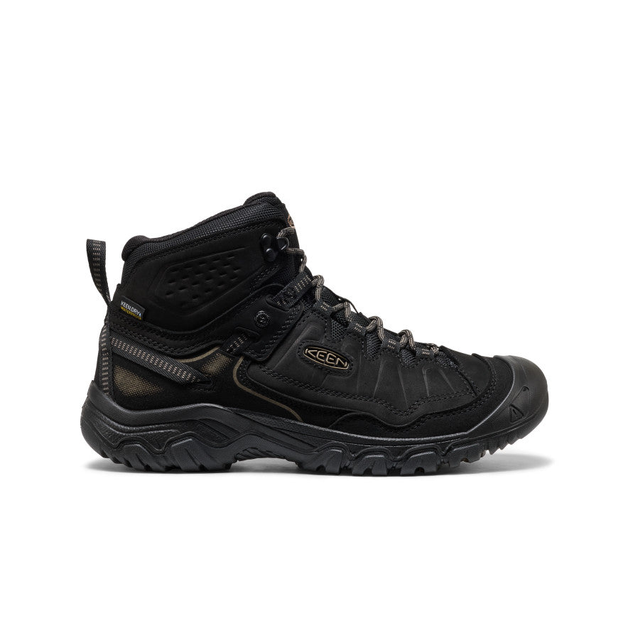 Men's Targhee IV Wide Waterproof Hiking Boot Triple Black / Keen / Men's|Women's