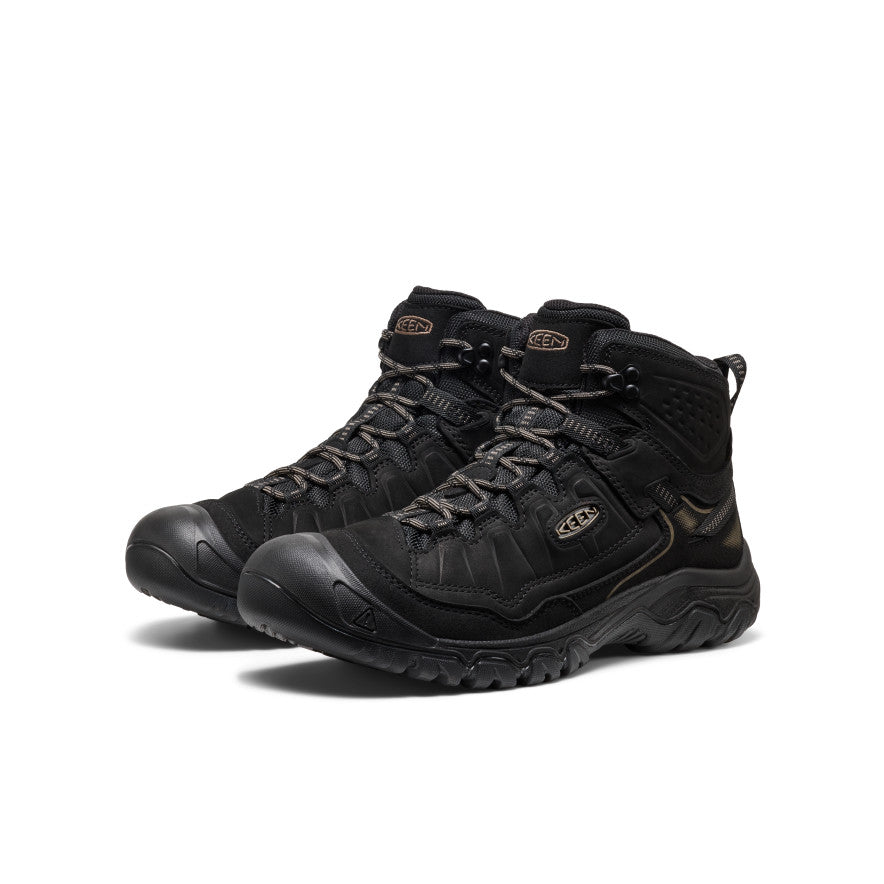 Men's Targhee IV Wide Waterproof Hiking Boot Triple Black / Keen / Men's|Women's