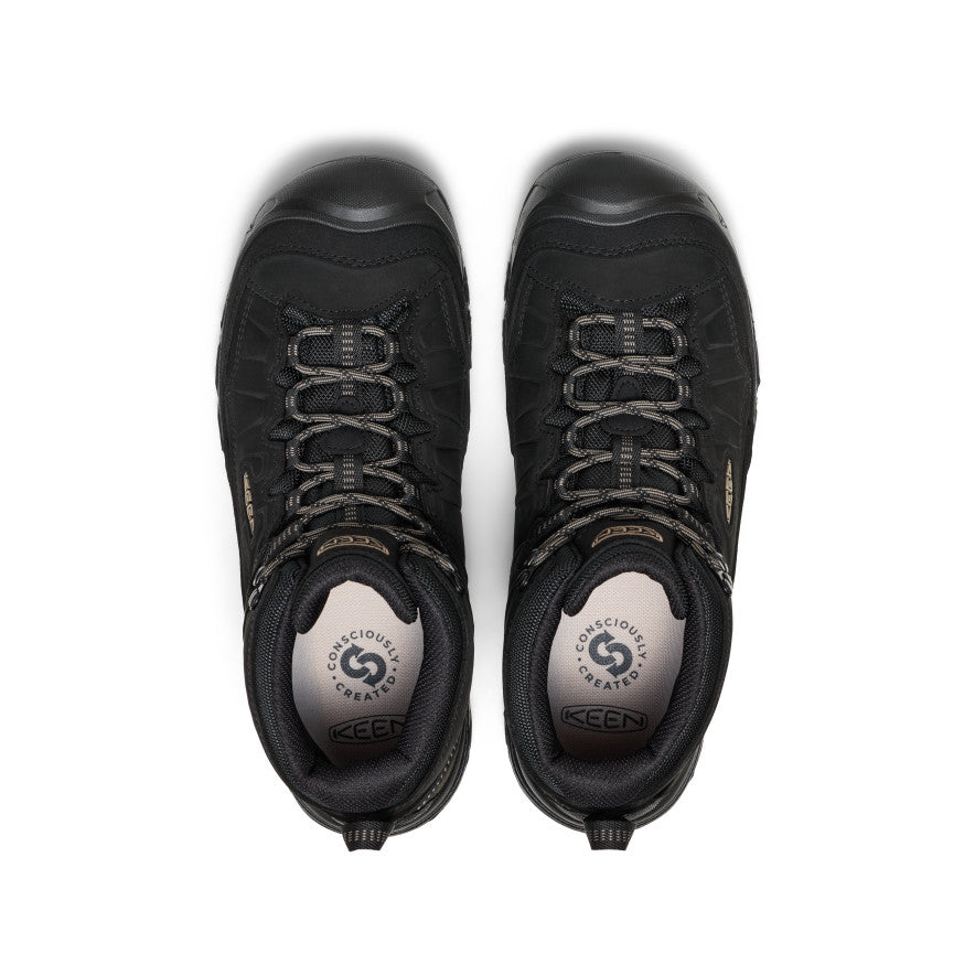 Men's Targhee IV Wide Waterproof Hiking Boot Triple Black / Keen / Men's|Women's