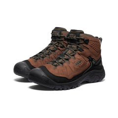Men's Targhee IV Wide Waterproof Hiking Boot Bison/Black / Keen / Men's|Women's
