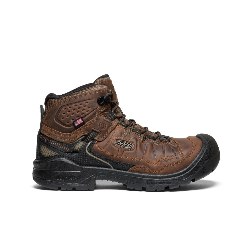 Men's Targhee IV Waterproof Work Boot (Carbon Toe) Dark Earth/Black / Keen / Men's|Women's