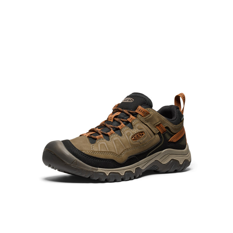Men's Targhee IV Wide Waterproof Hiking Shoe Sea Turtle/Roasted Pecan / Keen / Men's|Women's