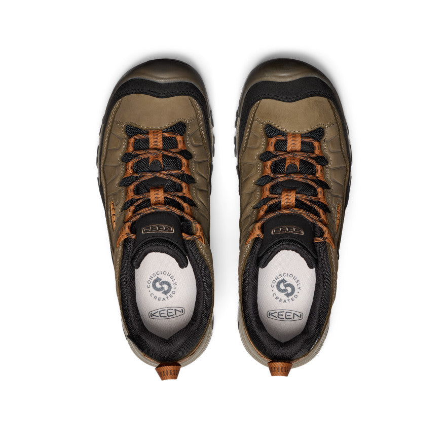 Men's Targhee IV Wide Waterproof Hiking Shoe Sea Turtle/Roasted Pecan / Keen / Men's|Women's