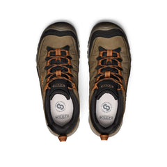 Men's Targhee IV Wide Waterproof Hiking Shoe Sea Turtle/Roasted Pecan / Keen / Men's|Women's