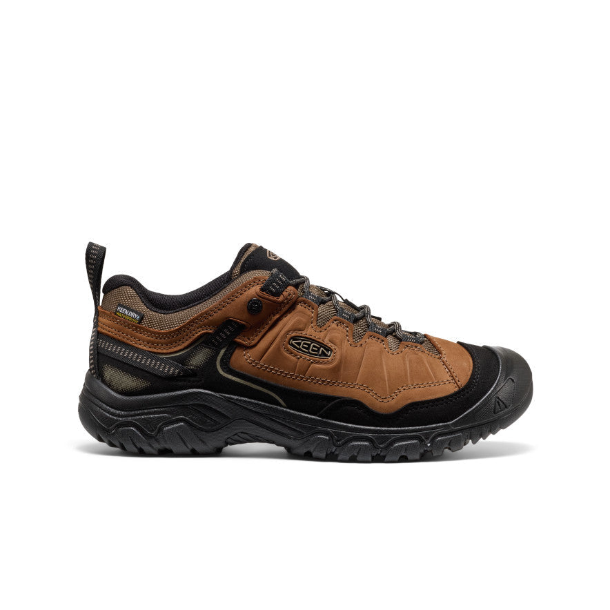 Men's Targhee IV Wide Waterproof Hiking Shoe Bison/Black / Keen / Men's|Women's