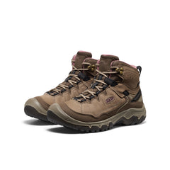 Women's Targhee IV Wide Waterproof Hiking Boot Brindle/Nostalgia Rose / Keen / Men's|Women's