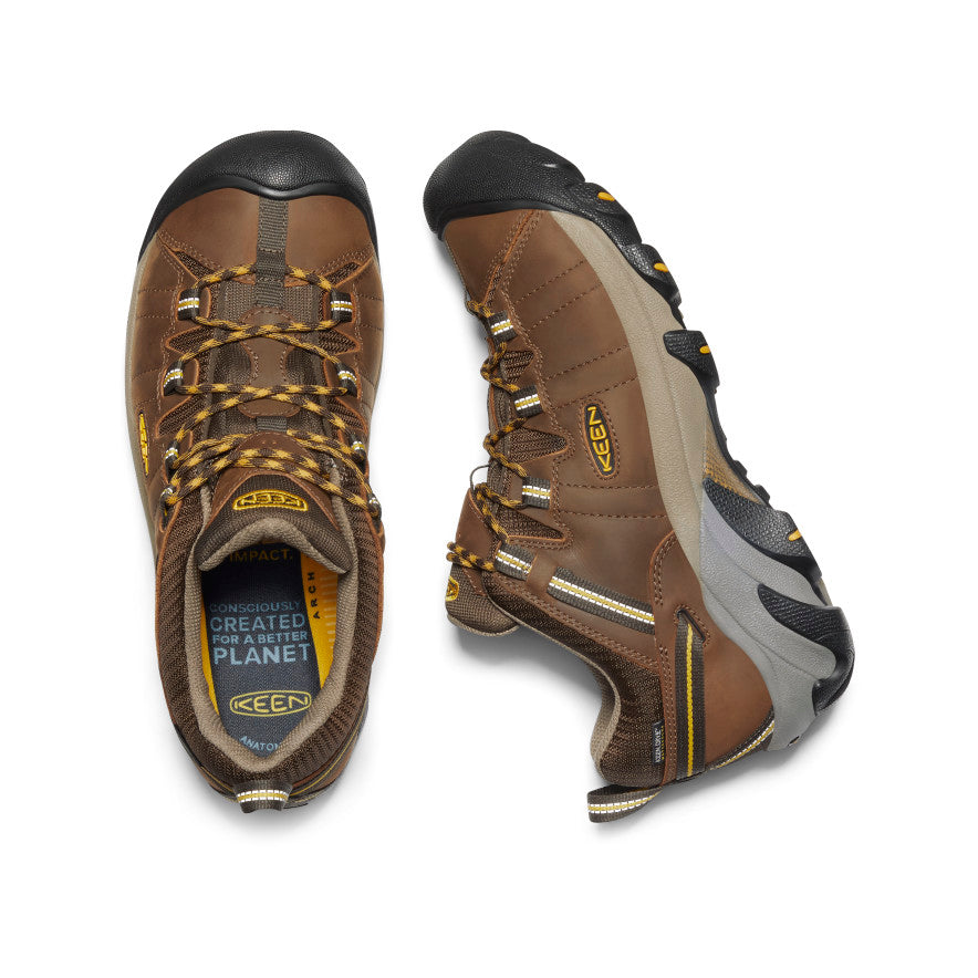 Men's Targhee II Waterproof Wide Cascade Brown/Golden Yellow / Keen / Men's|Women's