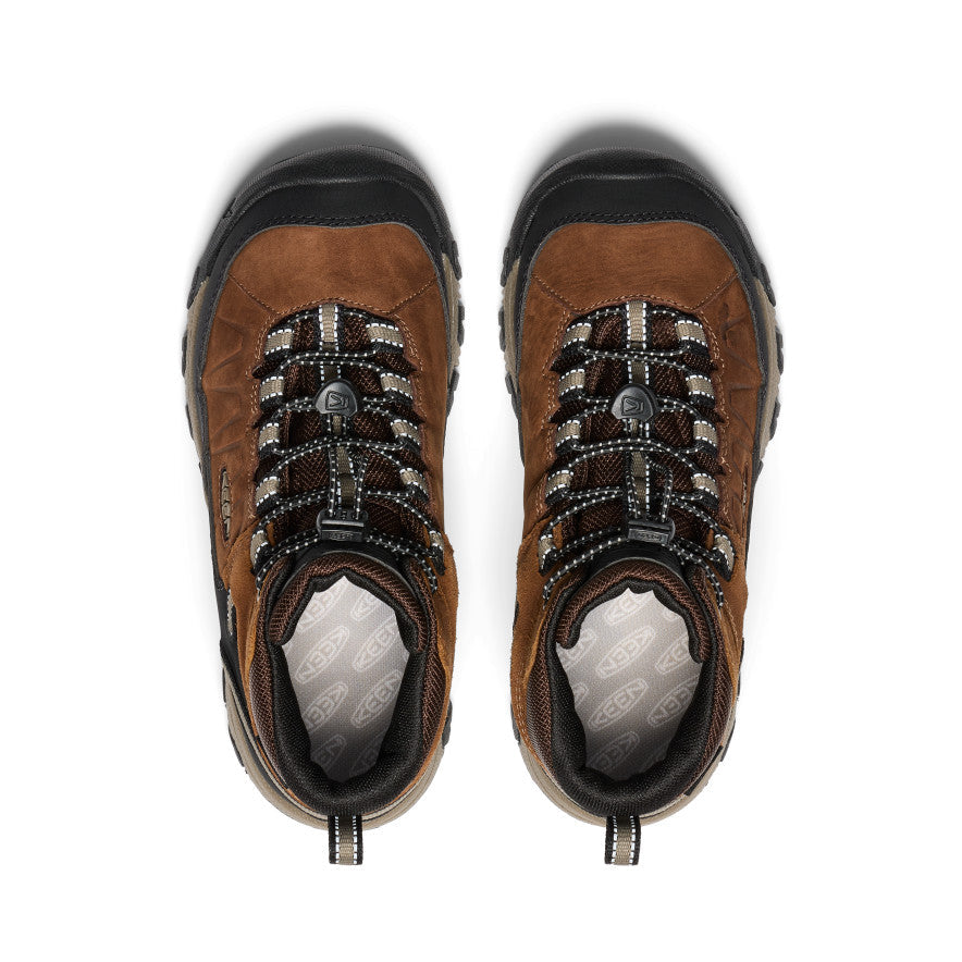Big Kids' Targhee IV Waterproof Hiking Boot Bison/Brindle / Keen / Men's|Women's|Kids'