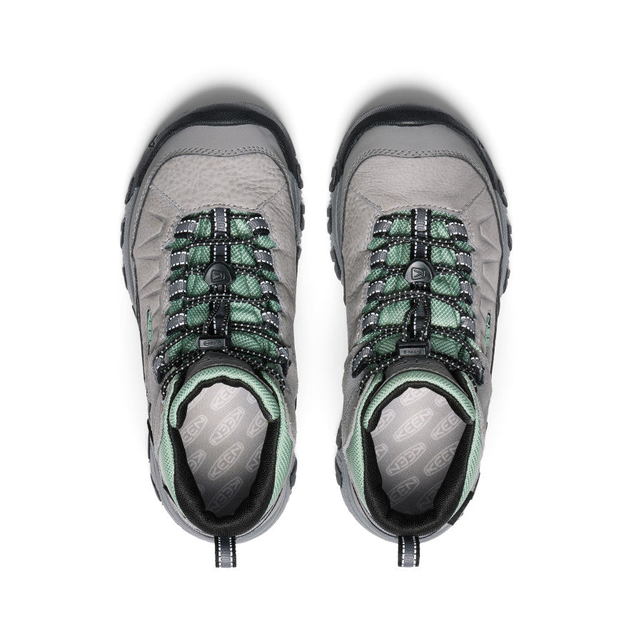 Big Kids' Targhee IV Waterproof Hiking Boot Alloy/Granite Green / Keen / Men's|Women's|Kids'