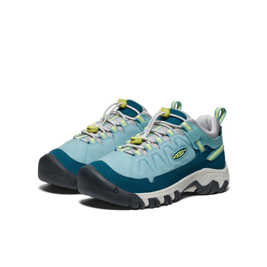 Big Kids' Targhee IV Waterproof Hiking Shoe Reef Waters/Daiquiri Green / Keen / Men's|Women's|Kids'