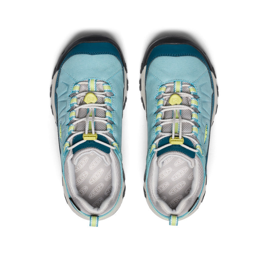 Big Kids' Targhee IV Waterproof Hiking Shoe Reef Waters/Daiquiri Green / Keen / Men's|Women's|Kids'