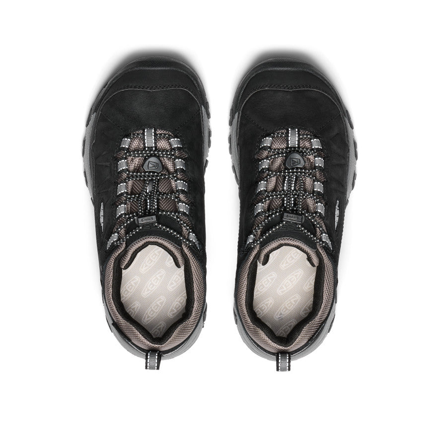 Big Kids' Targhee IV Waterproof Hiking Shoe Black/Steel Grey / Keen / Men's|Women's|Kids'