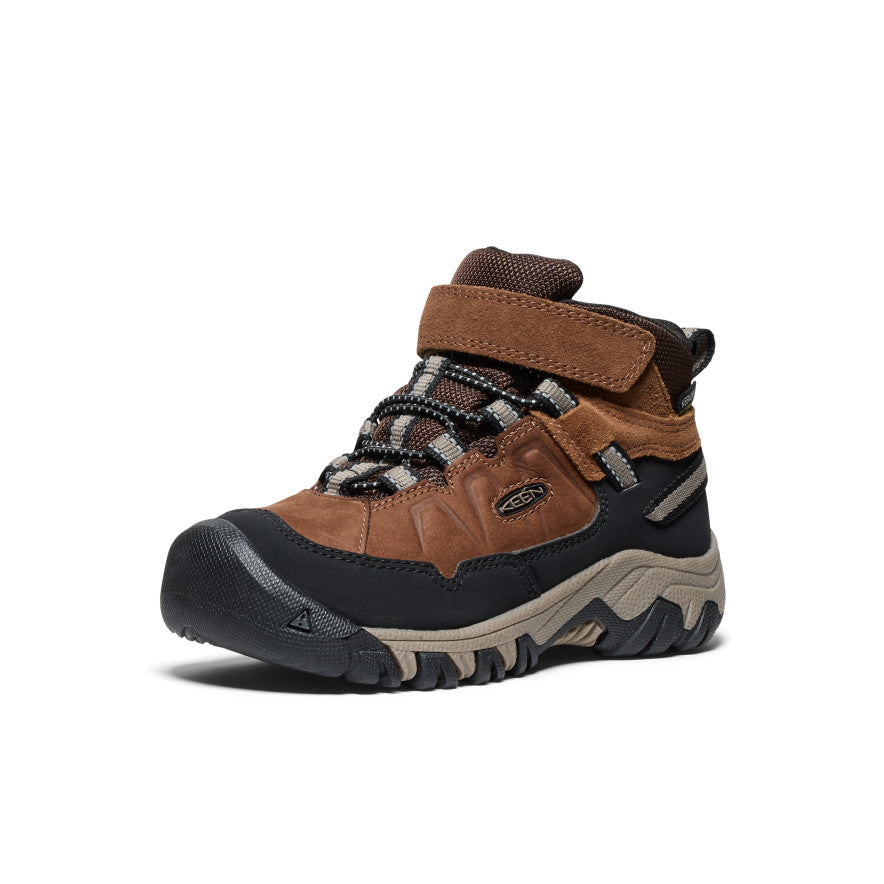 Little Kids' Targhee IV Waterproof Hiking Boot Bison/Brindle / Keen / Men's|Women's|Kids'