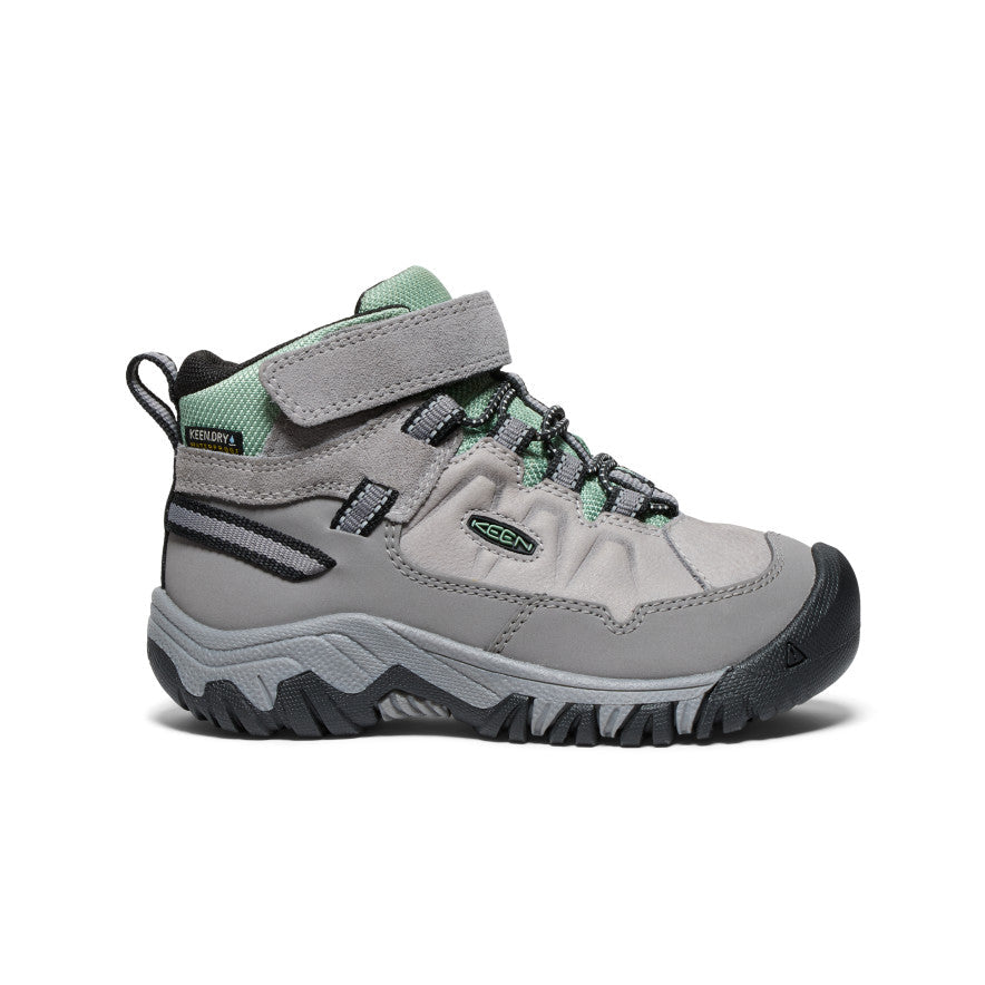 Little Kids' Targhee IV Waterproof Hiking Boot Alloy/Granite Green / Keen / Men's|Women's|Kids'